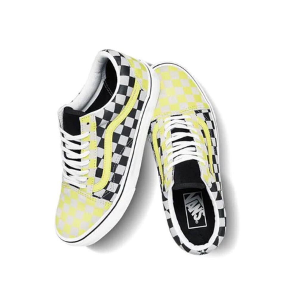 VANS Sk8 Low Checkerboard Lace Up Sneakers